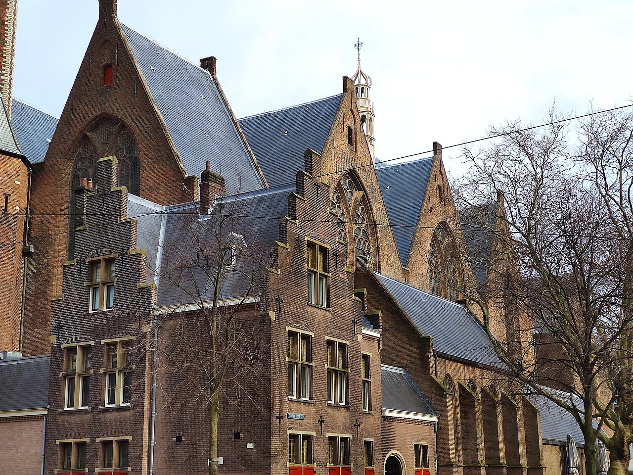 The Grote Kerk in The Hague with its historic annexes, home of Zebedeus