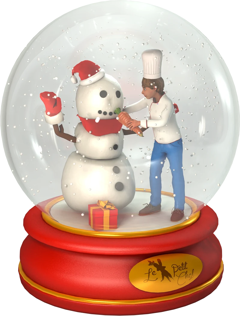 Le Petit Chef snow globe