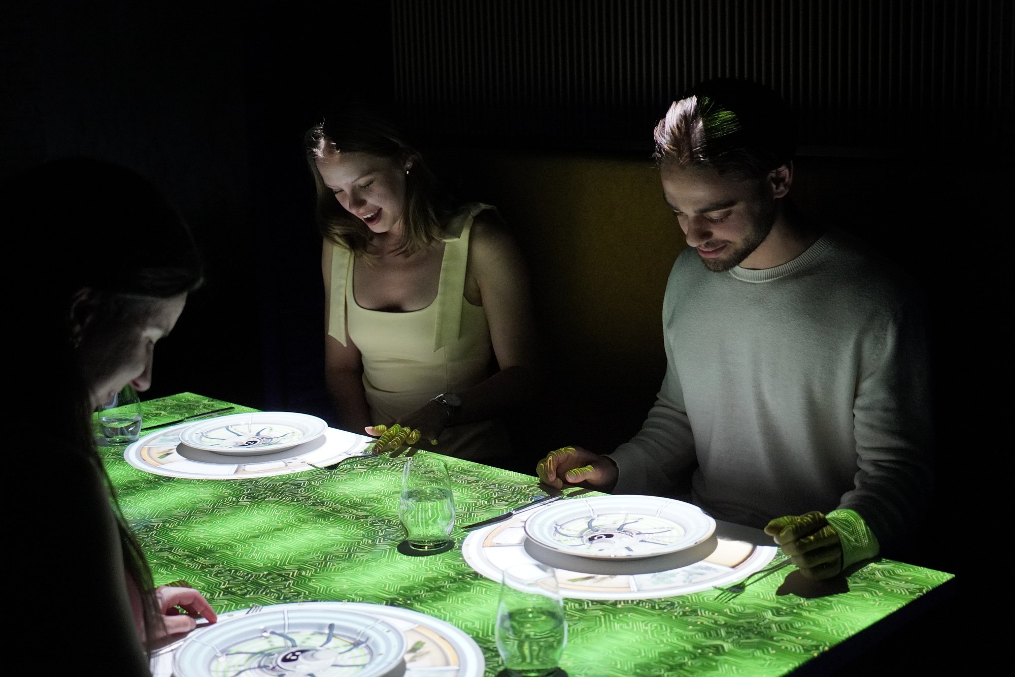 3D table projection in Leipzig