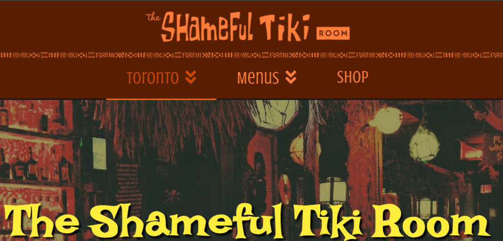 The Shameful Tiki Room Toronto