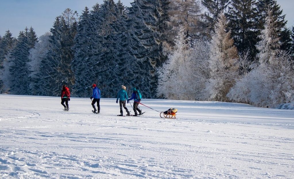 Geschenk für Paare - Schneeschuhwanderung